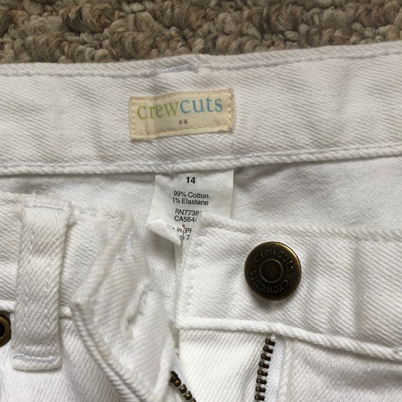 Crewcuts Girls White Jeans - Picture 2 of 3